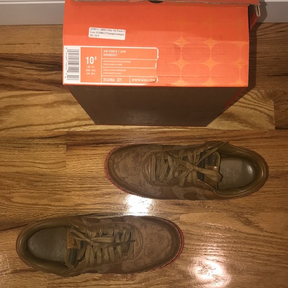 nike af1 inside out